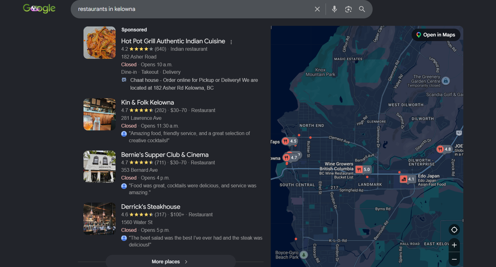 Google Maps Optimization